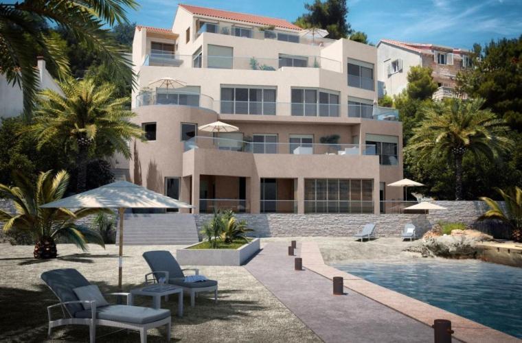 High View-A Seaside Villa With Huge Jacuzzi Рачишче Экстерьер фото